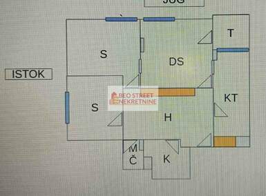 Trosoban stan, Beograd, Blok 30, prodaja, 76m2, 258000e, id1454132