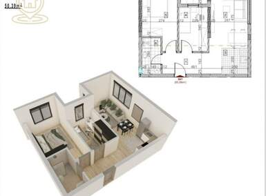 Trosoban stan, Novi Sad, prodaja, 50m2, 120936e, id1454628