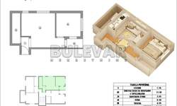 Jednoiposoban stan, Niš, Branko Bjegović, prodaja, 31m2, 54300e, id1454688