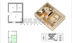 Garsonjera, Niš, Branko Bjegović, prodaja, 20m2, 25000e, id1454695