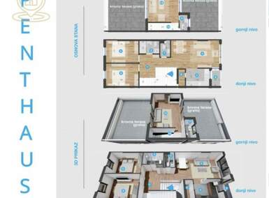 Cetvorosoban stan, Novi Sad, prodaja, 93m2, 211432e, id1454939