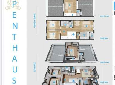 Cetvorosoban stan, Novi Sad, prodaja, 76m2, 172710e, id1454941