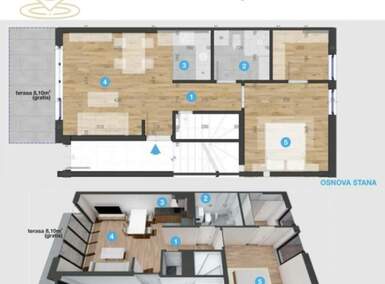 Dvosoban stan, Novi Sad, prodaja, 42m2, 94770e, id1454942