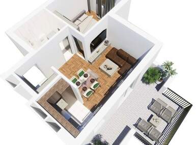 Jednosoban stan, Beograd, Veliki Mokri Lug, prodaja, 47m2, 115579e, id1455190