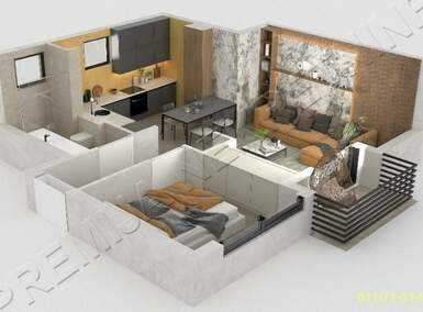 Dvosoban stan, Beograd, Slavujev Venac, prodaja, 46m2, 186520e, id1455710