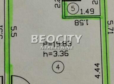 Jednosoban stan, Novi Sad, prodaja, 25m2, 49500e, id1456449