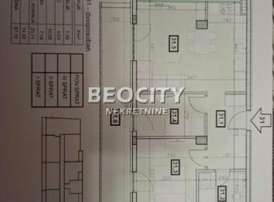 Trosoban stan, Beograd, Bežanijska Kosa I, prodaja, 67m2, 236192e, id1457502