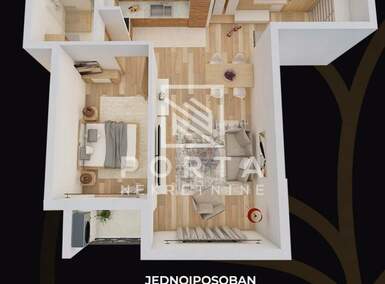 Jednoiposoban stan, Beograd, Vojvode Stepe, prodaja, 48m2, 153120e, id1104873