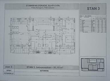 Cetvorosoban stan, Novi Sad, prodaja, 93m2, 167630e, id1460016