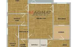 Troiposoban stan, Beograd, Lion, izdavanje, 92m2, 750e, id1460124