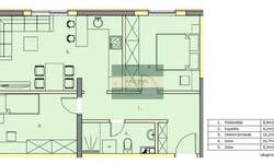 Dvosoban stan, Jagodina, prodaja, 51m2, 68850e, id1461435