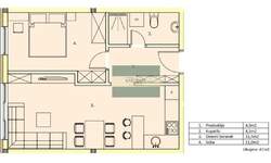 Jednosoban stan, Jagodina, prodaja, 41m2, 55350e, id1461436