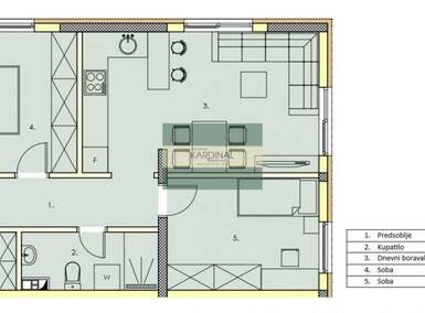 Dvosoban stan, Jagodina, prodaja, 51m2, 68850e, id1461439