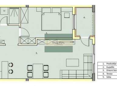 Jednosoban stan, Jagodina, prodaja, 49m2, 66420e, id1461444