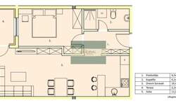 Jednosoban stan, Jagodina, prodaja, 49m2, 66420e, id1461445