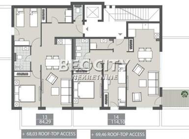Trosoban stan, Tivat, Centar, prodaja, 84m2, 470000e, id1462066