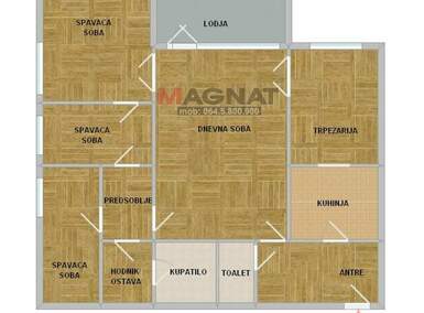 Troiposoban stan, Beograd, Lion, prodaja, 92m2, 315888e, id1460125