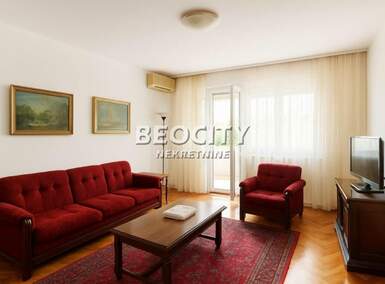 Trosoban stan, Beograd, Hotel Jugoslavija (blok 11), izdavanje, 80m2, 670e, id1463396