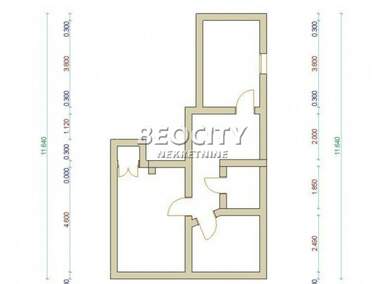 Dvosoban stan, Beograd, Miljakovac Iii, prodaja, 44m2, 78000e, id1463548