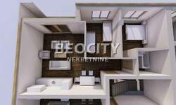 Trosoban stan, Novi Sad, prodaja, 58m2, 159500e, id1471459