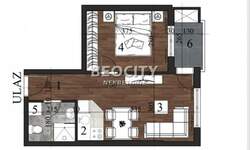 Dvosoban stan, Novi Sad, Grbavica, prodaja, 36m2, 122400e, id1471784