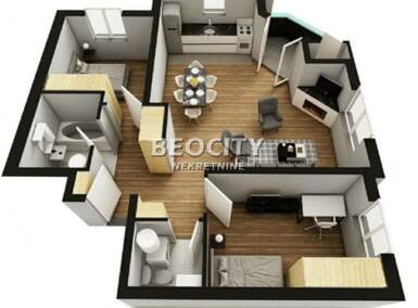 Trosoban stan, Novi Sad, Telep, prodaja, 66m2, 146000e, id1472047