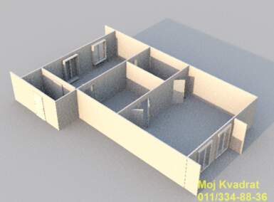 Dvosoban stan, Beograd, Hram Sv. Save, prodaja, 56m2, 224000e, id1475864