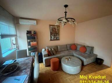 Dvoiposoban stan, Beograd, Banovo Brdo, izdavanje, 53m2, 600e, id1476585