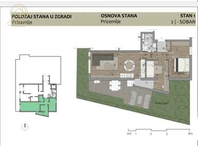 Dvoiposoban stan, Niš, Duvanište, prodaja, 60m2, 132700e, id1477191