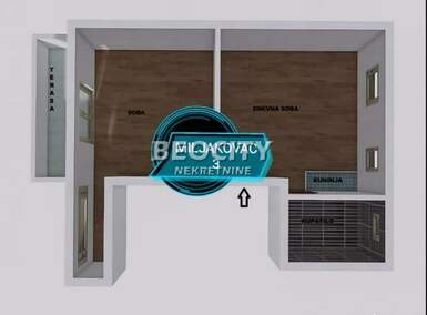 Dvosoban stan, Beograd, Miljakovac Iii, prodaja, 36m2, 64000e, id1477592