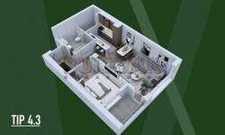 Dvosoban stan, Niš, Svetinikolska crkva, prodaja, 56m2, 121454e, id1478200