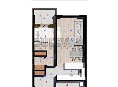 Dvosoban stan, Kragujevac, Aerodrom, prodaja, 52m2, 96916e, id1478206