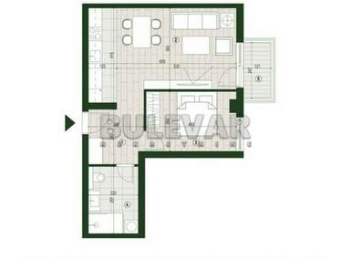 Dvosoban stan, Niš, Svetinikolska crkva, prodaja, 50m2, 109678e, id1478280