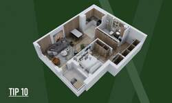 Dvosoban stan, Niš, Svetinikolska crkva, prodaja, 56m2, 119675e, id1478323