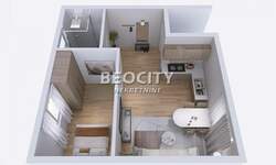 Dvosoban stan, Novi Sad, Centar, prodaja, 39m2, 109200e, id1479200