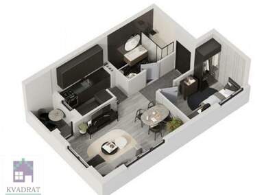 Jednoiposoban stan, Novi Sad, prodaja, 39m2, 78012e, id1481028