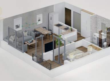 Dvosoban stan, Pančevo, prodaja, 61m2, 139586e, id1480449