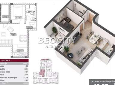 Dvosoban stan, Novi Sad, Liman 4, prodaja, 40m2, 96800e, id1485468
