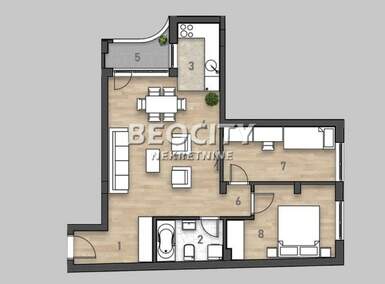 Trosoban stan, Novi Sad - Socijalno | Prodaja · 65m² · 244.746€