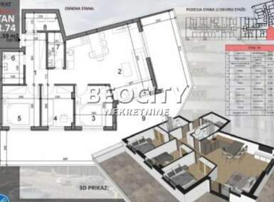 Cetvorosoban stan, Novi Sad - Sajam | Prodaja · 121m² · 310.054€