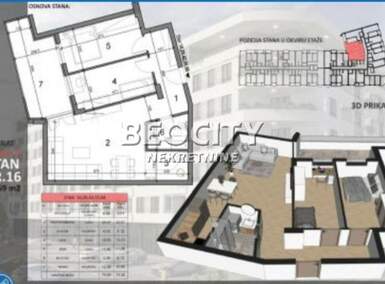 Trosoban stan, Novi Sad - Sajam | Prodaja · 76m² · 208.147€