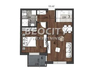 Dvosoban stan, Novi Sad - Nova Detelinara | Prodaja · 46m² · 133.255€