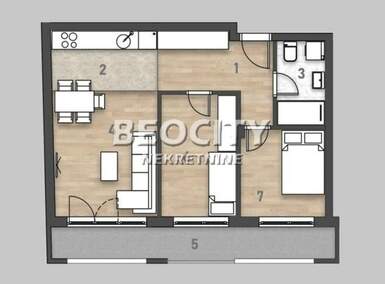 Trosoban stan, Novi Sad - Salajka | Prodaja · 60m² · 184.677€