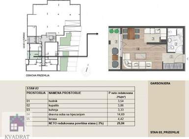 Garsonjera, Beograd - Obrenovac (mesto) | Prodaja · 29m² · 59.680€