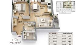 Jednoiposoban stan, Niš | Prodaja · 63m² · 116.900€