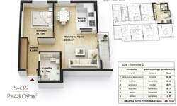 Jednoiposoban stan, Niš | Prodaja · 48m² · 91.371€