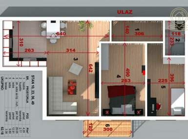Dvoiposoban stan, Novi Sad | Prodaja · 63m² · 200.000€