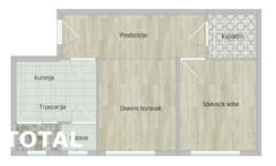 Dvosoban stan, Novi Sad - Satelit | Prodaja · 48m² · 92.700€