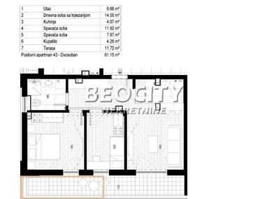 Dvosoban stan, Beograd - Radiofar | Prodaja · 61m² · 112.850€