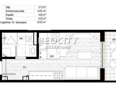Jednosoban stan, Beograd - Radiofar | Prodaja · 27m² · 49.950€